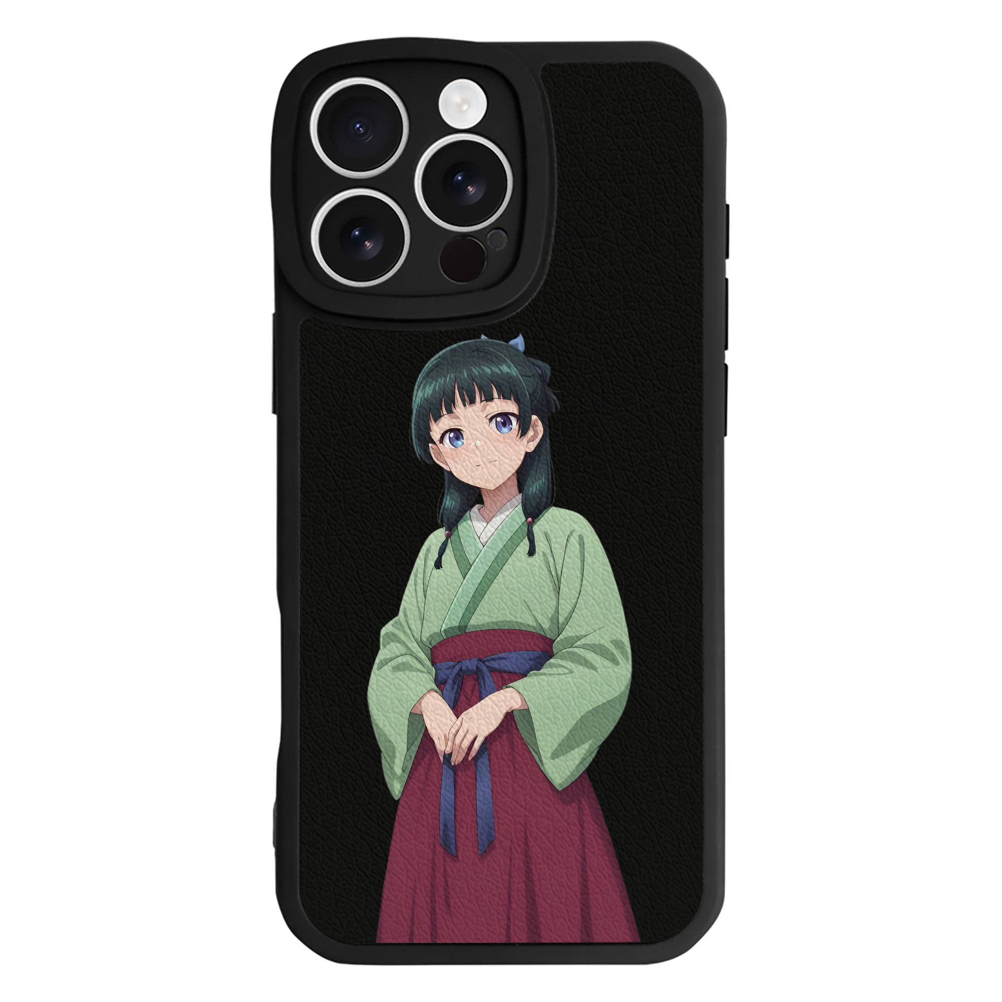 （画像用） 薬屋のひとりごと The Apothecary Diaries 【iPhone 16シリーズ対応】シリコンスマホケース（レザー調） 材質：シリコン